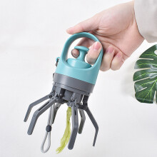 Hundehaufen-Sammler Tragbarer Klauen-Haufenheber mit integriertem Beutelspender