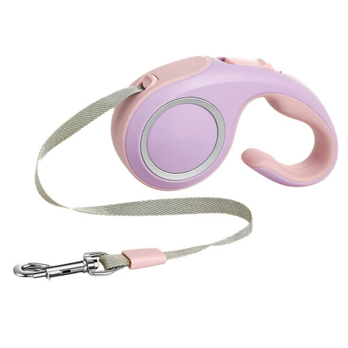 Retractable Pet Leash 3m Fluorescent Lock Handle for Small & Medium Dogs/Cats 1