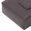 Stylish Brown PU Leather Cigarette Box with Lighter Holder 20 Capacity 12