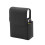 20-Piece Cigarette Case - Black PU with Lighter Holder Flip Lid 1