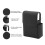 20-Piece Cigarette Case - Black PU with Lighter Holder Flip Lid 9