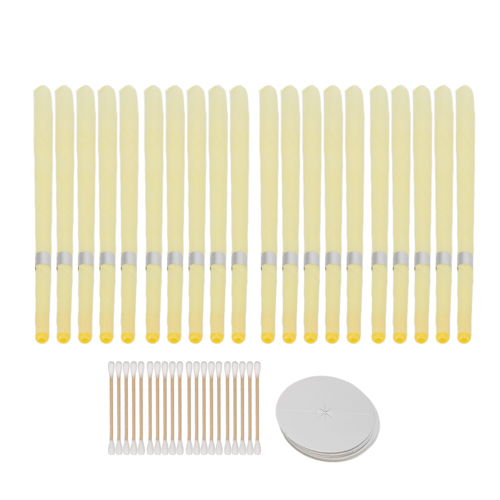 20pcs Beeswax Ear Candles Set for Deep Cleaning & Hearing Improvement