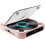 Rechargeable CD Player Model 918 White, AntiSkip, Compact Design, Portable Music Player 2