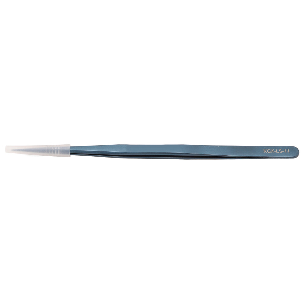 Blue Portable Aluminum Alloy Precision Tweezer For Cellphone Pc