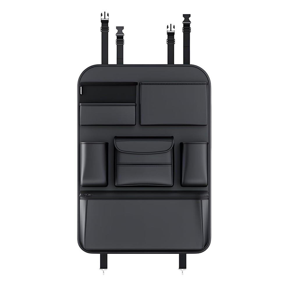 Car Back Seat Organizer With Full Chair Back Coverage, Multipocket Design, Tissue And Cup Holder 9426802652697