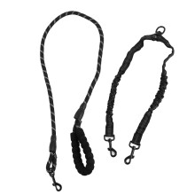 Double Dog Leash Nylon 25x17x6cm 360 Anti-Tangle Reflective Stretch