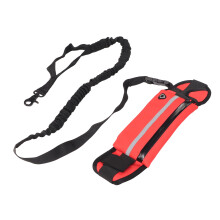 Cintura elastica riflettente per cani da corsa, regolabile, rossa