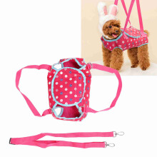 Harnais de soutien pour chien à une épaule, respirant et portable, taille M, couleur rose