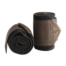 1 Pair Wrist Wrist Bandages Wraps Breathable Guards For Fitness Strength Training brown