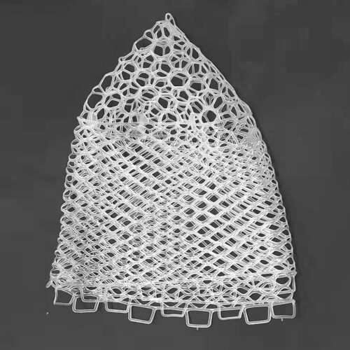 Portable Rubber Fishing Net 65cm Depth, Foldable, High Transparency 2