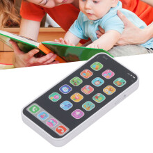 Fun & Educational Simulation Phone Toy for Kids 3+ with Lights - White