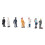 7pcs Simulation Character Soft Plastic Figures for Kids 3+ 4