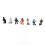 7pcs Simulation Character Soft Plastic Figures for Kids 3+ 1
