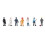 7pcs Simulation Character Soft Plastic Figures for Kids 3+ 14