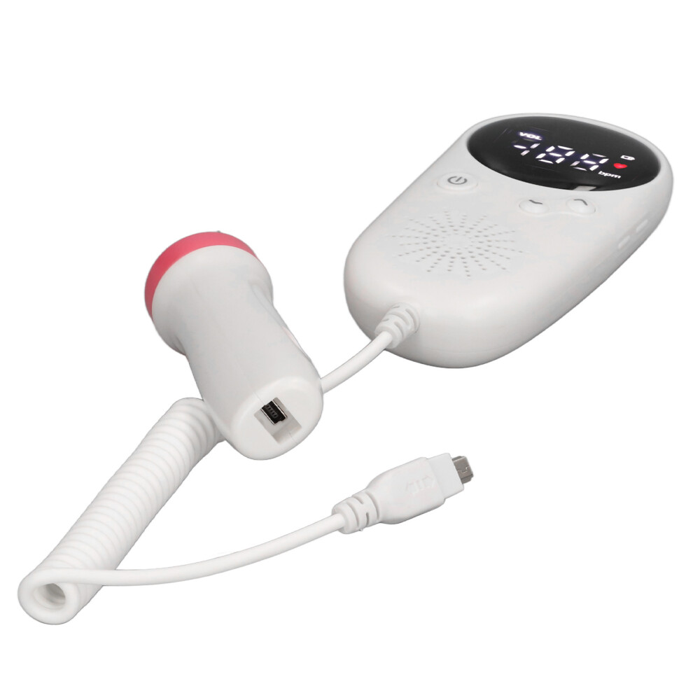 Professional Fetal Heartbeat Monitor with High Sensitivity Probe, Safe & Accurate