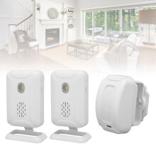 Wireless Infrared Doorbell Motion Sensor with 4-Level Volume Adjustable