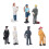 7pcs Simulation Character Soft Plastic Figures for Kids 3+ 6