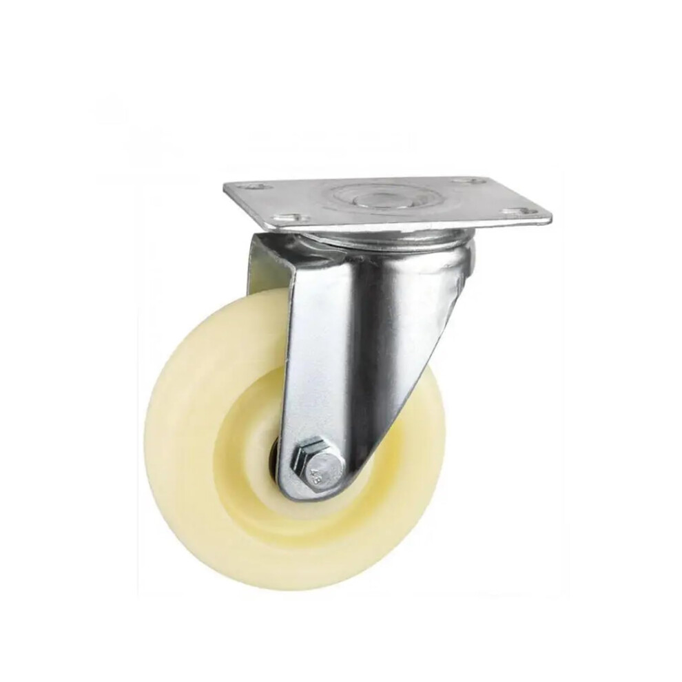 5 Inch Caster 1Piece Mediumsized Double Bearing Wheel Industrial Roller For Small Cart Wearresistant Nylon Pulley 9347817269413