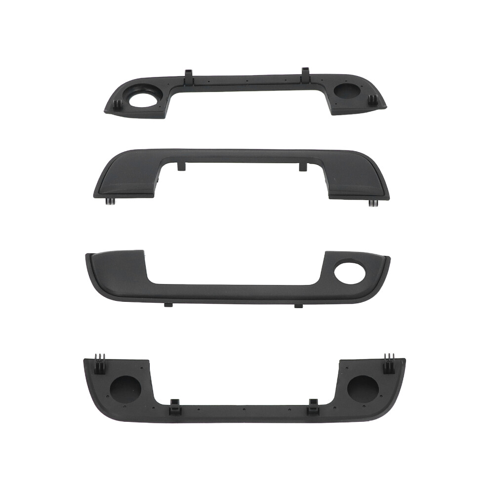 Car Door Handle Frame Cover Set For E36 E34 E32 51218122442 Black 4651374108104