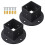 Fence Post Base Bracket 2x2 Heavy Duty Steel Square Mount for Secure Deck Railing Installation 1