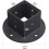 Fence Post Base Bracket 2x2 Heavy Duty Steel Square Mount for Secure Deck Railing Installation 4