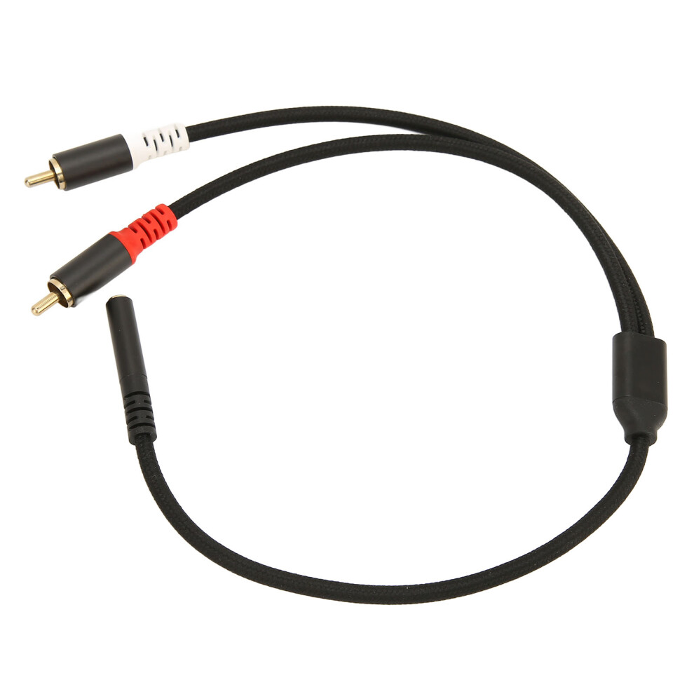 Premium 3.5Mm To 2Rca Y Splitter Cable Female To Male Plated 11.8In Gold 5081374108528