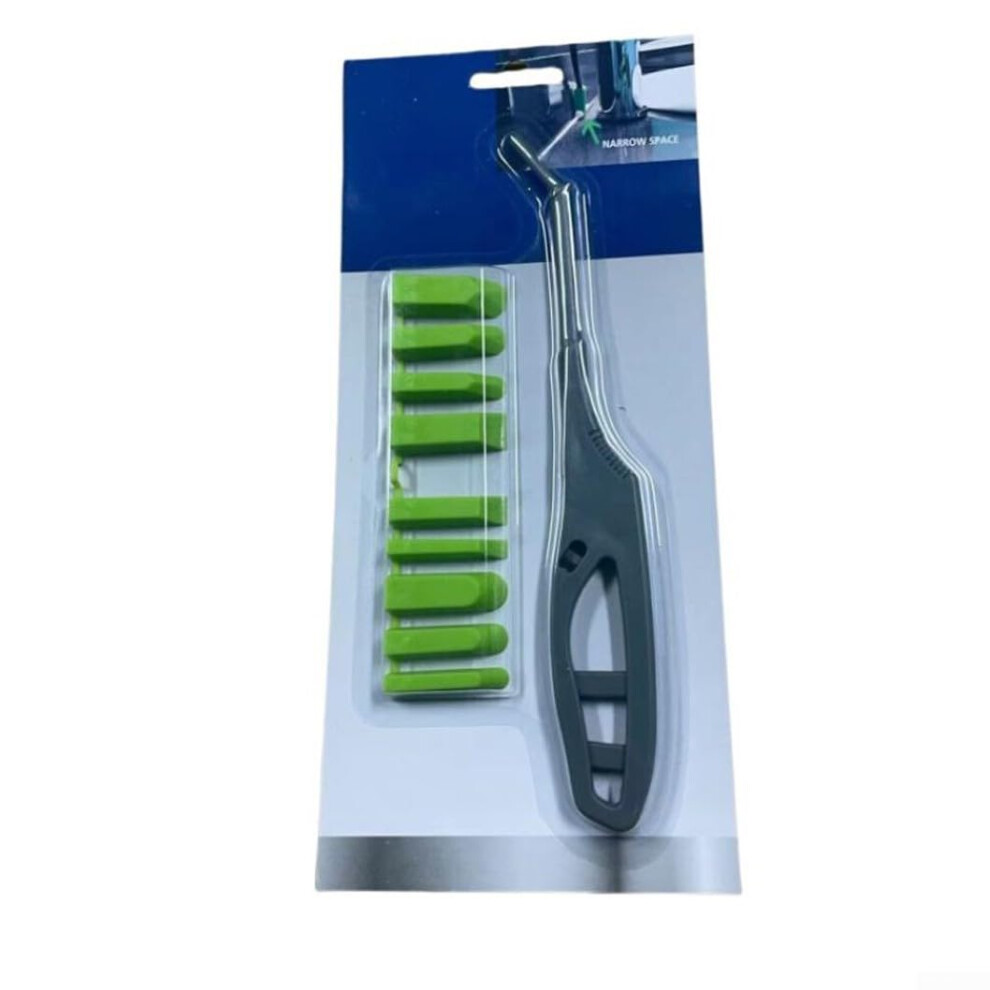 Glass Glue Angle Scraper Sealant Spreader With 3 Interchangeable Heads For Ceramic Tile Caulking And Seam Smoothing 9189345380495