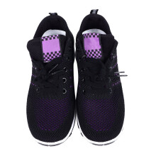 Damesneakers med luftputedesign, sklisikkert og polstret design for overlegen komfort og støtte, lette løpesko med