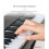(Charging black standard version) 88-key rechargeable folding electronic keyboard 8