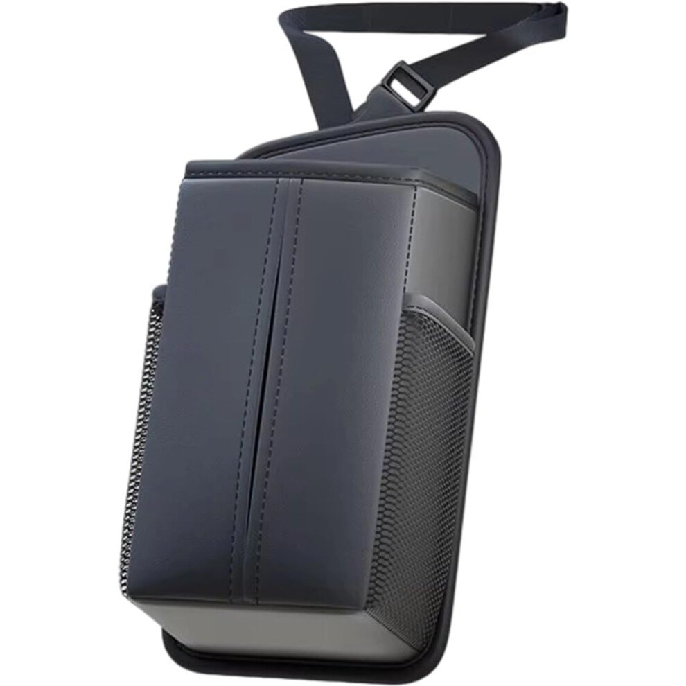 Car Seat Organizer With Tissue Box Holder, Multipocket Side Storage Bag For Easy Access In Cars 9189345380587