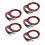4 LEDs RC Car Headlight Kit in White 5mm High Bright Performance 1