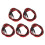 4 LEDs RC Car Headlight Kit in White 5mm High Bright Performance 16
