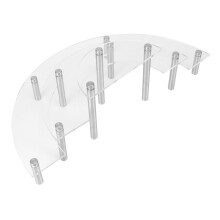 Transparenter Acrylständer für Hochzeiten, Geburtstage, Taufen, Brautpartys, Konditoreien, Acryl-Displayständer, Mehrzweck-Displayständer für