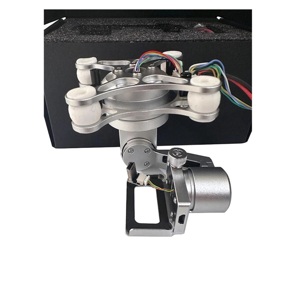 3 Axis Brushless Gimbal For Pan Tilt Camera, Three Brushless Motors, Diy Fpv, Finish Silver 9189345380617