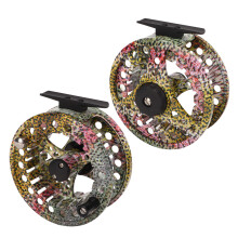7/8 Fischhaut-Muster Fliegenfischerrolle Aluminiumlegierung 95 mm Links-/Rechts-Hand