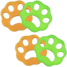 (As show, One size) 4PCS Pet Hair Cleaning Tool, Anti Hair Ball / Pet Hair Wash Ball, Hair Washing Machine