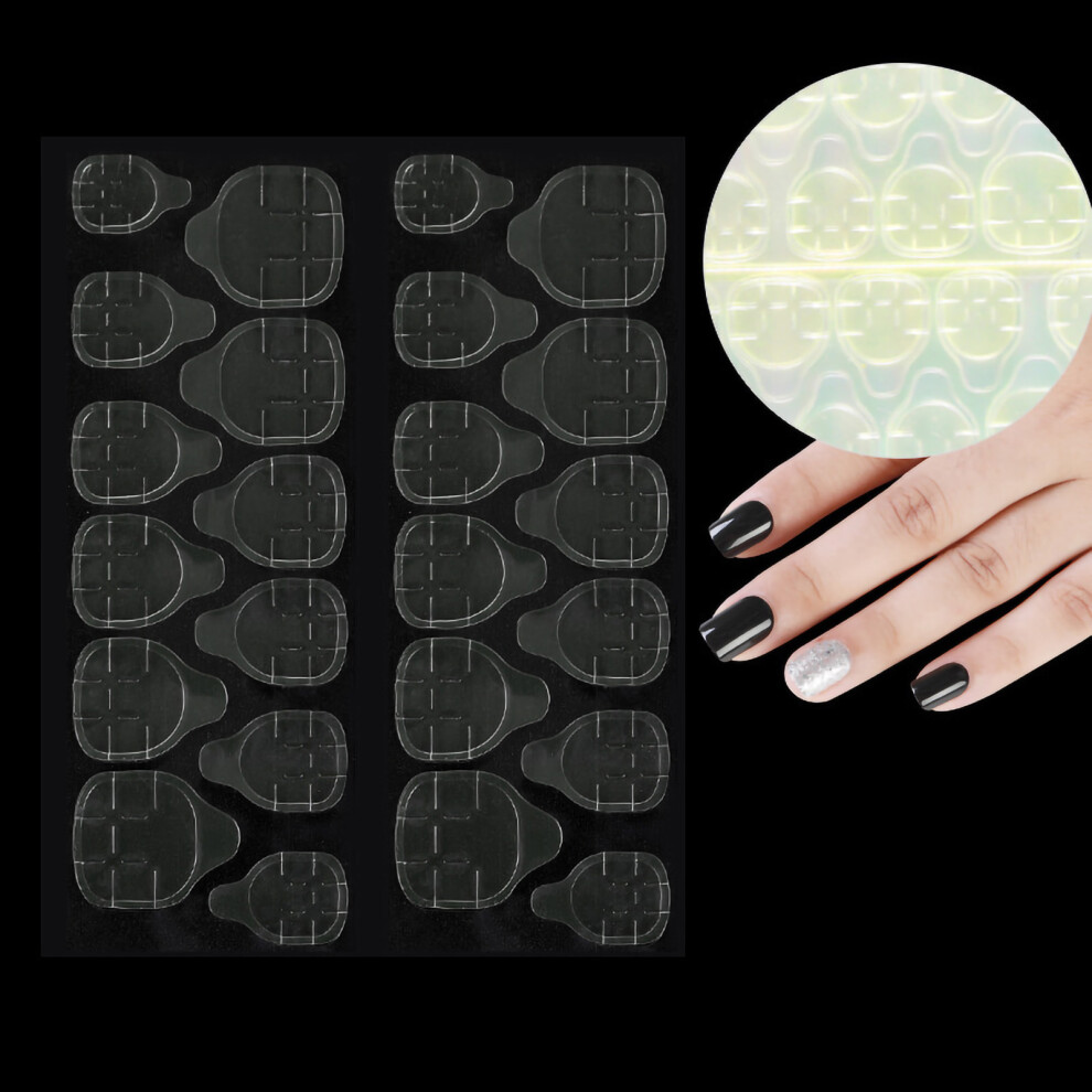 Double Sided Glue Tabs For Press-On Nails, Upgrade Your Manicure Routine With Easy Removal Tabs For Halloween Parties For Nightclubs For Daily Use