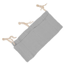 Sacco Portatile da Appendere per Lettino del Bebè con 2 Tasche, Cinghia Regolabile, Organizer per Giocattoli, Grigio