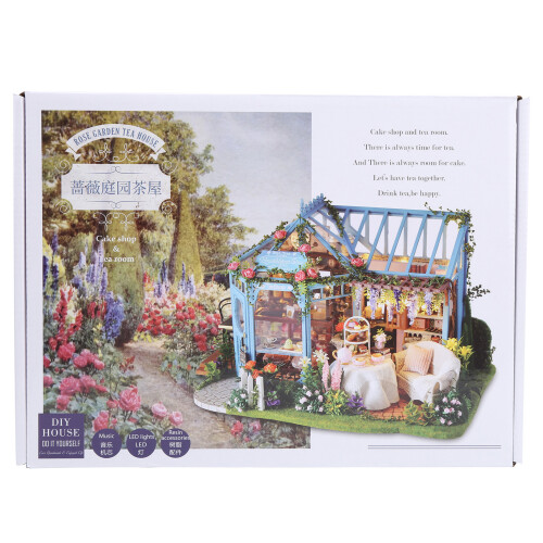 Engaging Dollhouse Assembly Project with Detailed Manual for 14+ 1