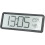 LCD Screen Digital Wall Clock Humidity Display Electronic Clock Black 3