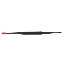 Silicone Spiral-Ohrpicker Massage Reiniger Pink - Doppelkopf