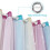 2pc Gradient Star Pattern Blackout Curtains, Double Layer, 100*130cm to 134*270cm 3