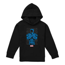 (5-6 Years, Black) Black Panther Childrens/Kids Stripe Hoodie