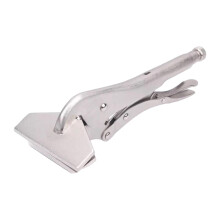 Locking Flat Nose Plier, Flat Jaw Design, Wide Jaw Opening, Precise Sheet Metal Manipulation, Plate Metal Sheet Clamp B