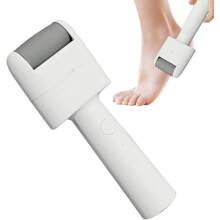 (White) Electric Callus Foot Grinder - Electronic Foot Sander | Electric Foot Callus Remover