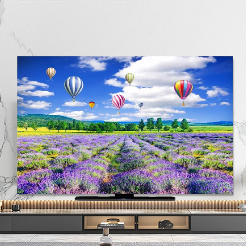 70 Inch Tv Dust Cover Polyester With Dustproof Screen Protection For Led Lcd Flat Or Curved Tvs Color23 9189345381133