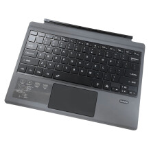 Rechargeable Bluetooth Keyboard for Surface Pro 7+/6/5/4/3 with Touchpad, 300mAh Battery