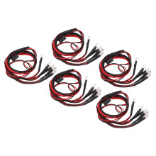5mm White RC Car LED Lights Kit, Super Bright, 7.4V, Fits Traxxas & More