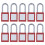 10Pcs Reusable Cable Lockout Lock with Key, 6mm Diameter, Industry Use 12