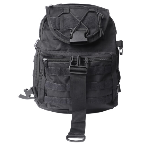 Tactical Backpack with Hydration Compatible Interior, Molle System Tactical Pack with Super Breathability, Large Capacity Waterproof Polyester Bag 2